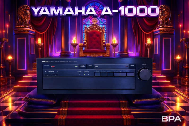 Yamaha A-1000 1985 - Black anodized