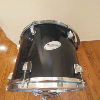 Ludwig Accent series 12 round x 10 inch rack tom gloss black excellent ! image 4
