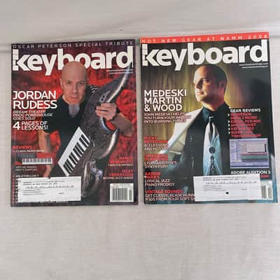 Keyboard Magazine 2008 Justin Timberlake, Joey DeFrancesco, Jordan Rudess, Medeski Martin and Wood, Herbie Hancock, Ben Folds, Danny Federici, Chuck Leavell, image 2