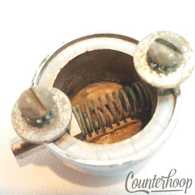 *Camco 60s Oaklawn Bass/Tom/Snare Drum Turret Lug Chrome Vintage USA Aristocrat* image 3