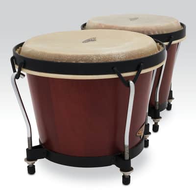 CP Traditional 6" and 7" Bongos - Dark Wood with Black Hardware image 6