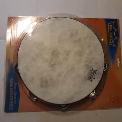 Remo  Fiberskyn® Tambourine - Quadura® Black, 10" TA-5210-70 image 1