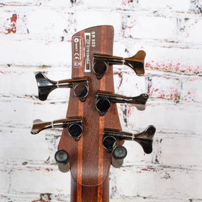Ibanez - 2007 SDGR SR505 Brown Mahogany 5-String Electric Bass - USED image 6