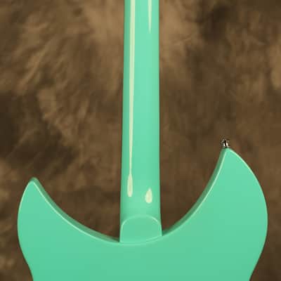 2013 Rickenbacker 330/12S 12-string Sea Green w/Rose Morris sound hole image 18