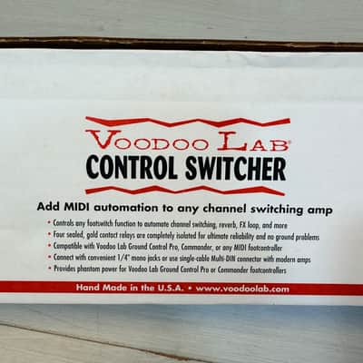 Voodoo Lab Control Switcher MIDI Amp Channel Switching Interface w/ Box & Power Supply image 3