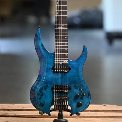 Legator Ghost G7SS Super Shred - Blue Burl Gloss image 9