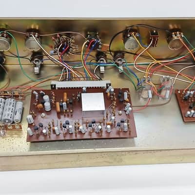 Shin-Ei Companion Amplifier Psychedelic Machine 1960s - Black and Silver image 5