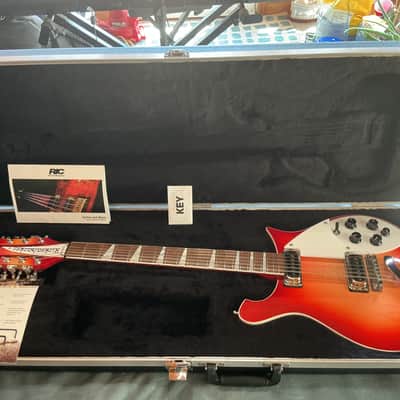 Rickenbacker 620/12 2021 - Fireglo - Excellent Condition with OHSC +candy image 11