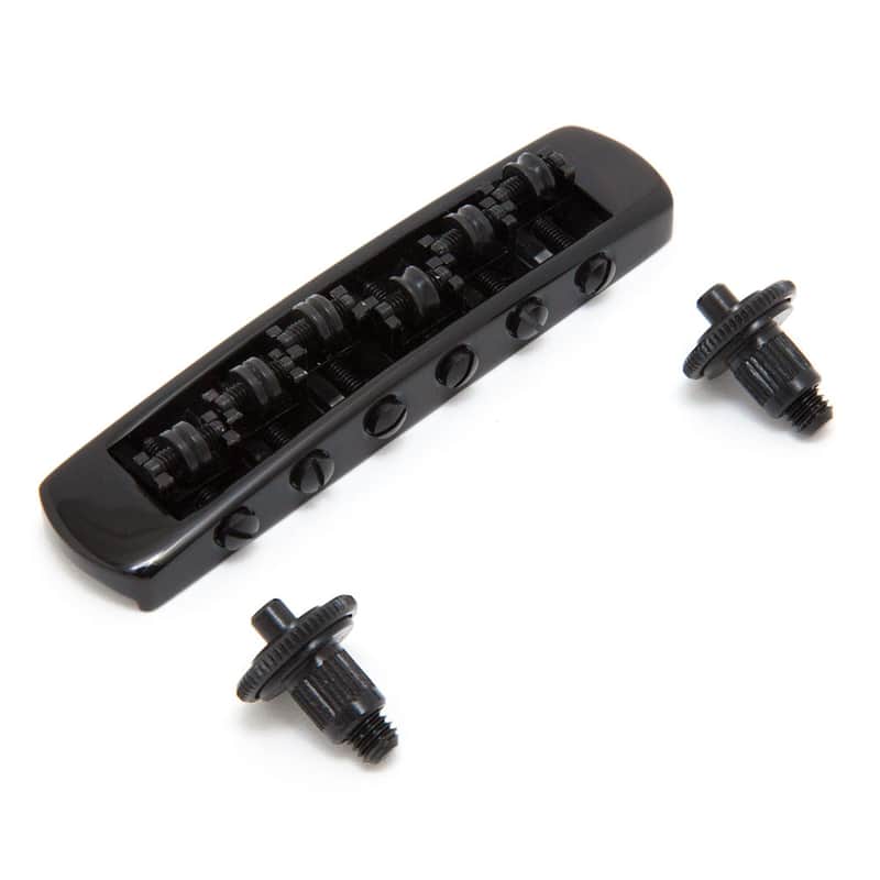 Schaller STM Roller Tune-o-matic Bridge (Black) image 1