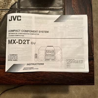 JVC MX-D2T Hi-Fi Compact Component System& Speakers - Remote And Manual ! image 9