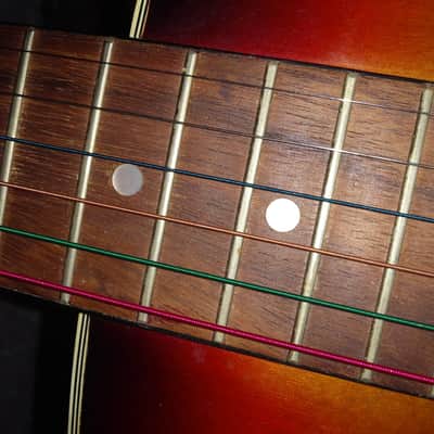 Hondo Dreadnought Acoustic Vintage Sunburst image 10