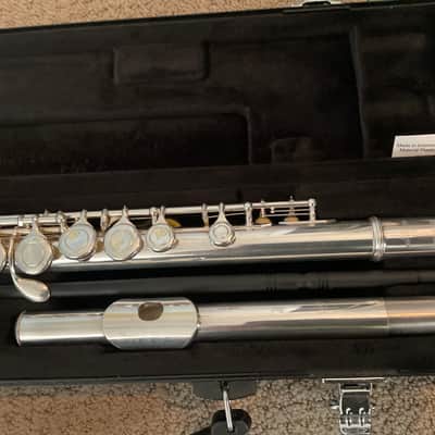 Yamaha Model 221 Silverplated Flute Clean, All New Pads image 3