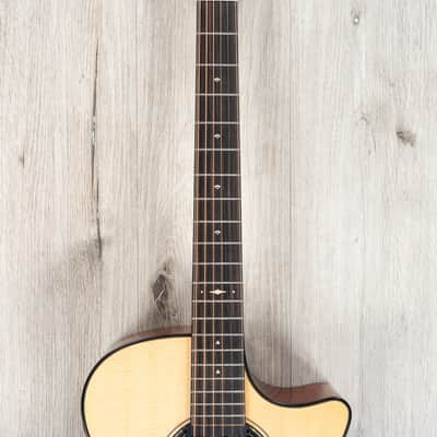 Mint Ibanez AE410 AE Acoustic-Electric Guitar, Macassar Ebony Fingerboard, Solid Sitka Spruce Top image 7