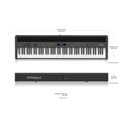 Roland FP-60X-BK 88-key Deluxe Digital Piano, Black image 3