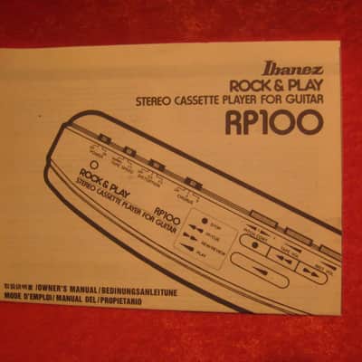Ibanez Manual for RP100 Rock & Play Stereo Cassette Player image 5
