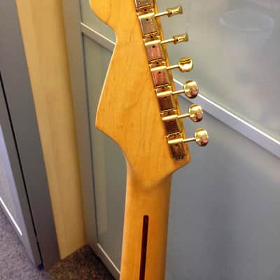 Fender Maestro Alex Gregory 7-String Stratocaster Prototype Package 1987 Aged White image 5