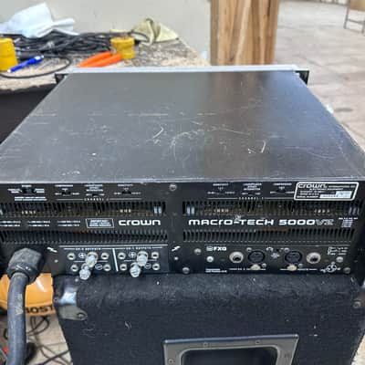 Crown Macro-Tech 5000VZ 2 Channel Power Amplifier - PARTS ONLY (#6644) image 7