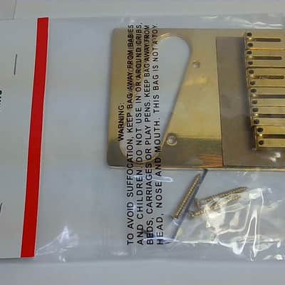 Fender 6-Saddle American Series Telecaster Bridge Assembly (Gold) image 2