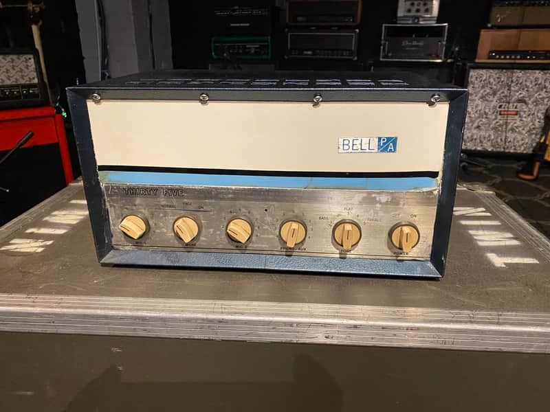 Vintage Bell BE35 Tube Amplifier Guitar Head Serviced and Restored image 1