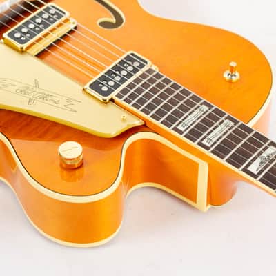Gretsch G6120T-55 Vintage Select '55 Chet Atkins Hollow Body with Bigsby 2023 Vintage Orange Stain image 14