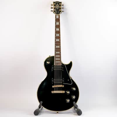 1978 Greco EG1000B Les Paul Custom style Guitar w/ Maxon Pups, Split Diamond Inlay, Gigbag image 2