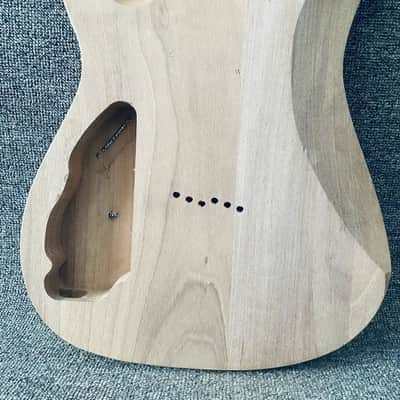 Solid Mahogany Wood Guitar HH Body DIY Project image 9