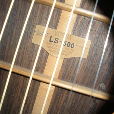 Yamaha LS-500 HOLD 1993-2003 Natural made in Japan tone as good as it gets image 5