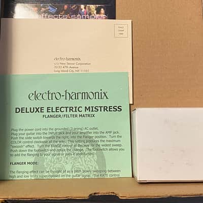 Electro-Harmonix Deluxe Electric Mistress Reissue with 24V Adapter 2008 - 2014 - Silver / Black image 3