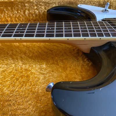 1987 Mosrite Custom Unique Black & Sunburst Vibramute Vintage OHSC image 11