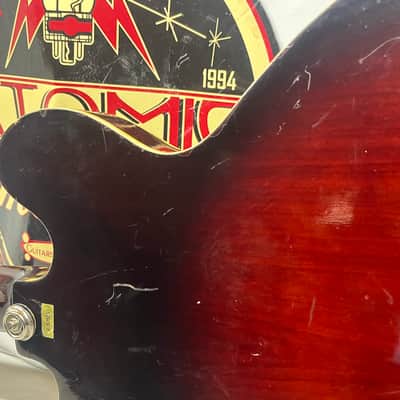 Hondo II H-935 MK II Semi-Hollow Body Electric Guitar image 13