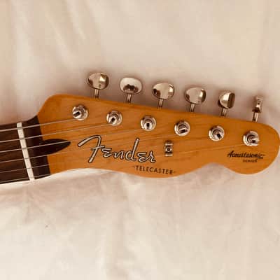 Fender Acoustasonic Telecaster 2010 - 2012 Sunburst image 4