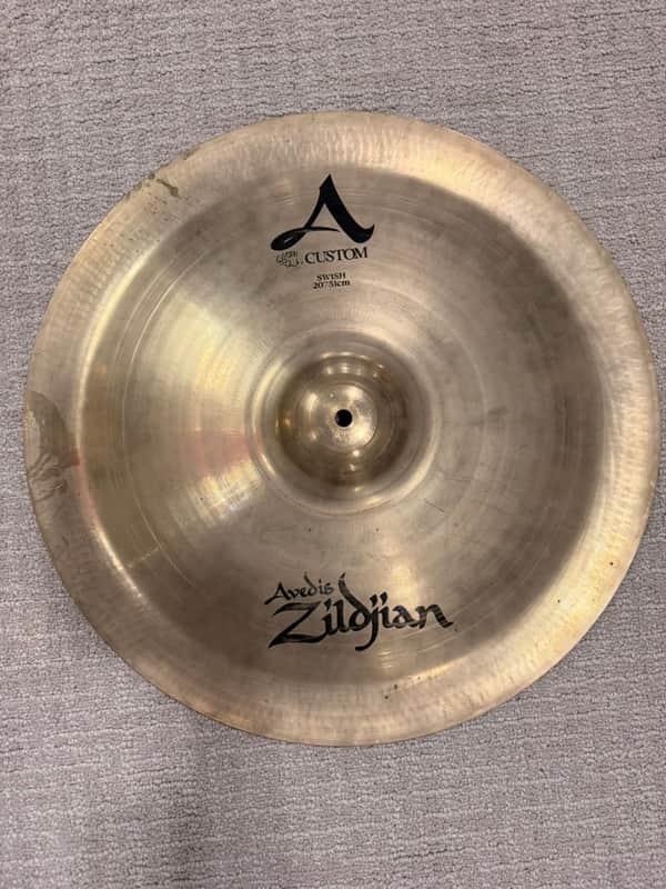 Zildjian 20" A Custom Swish Cymbal 1991 - 2003 - Brilliant image 1