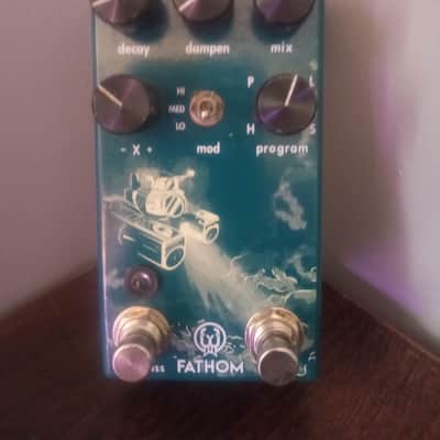 Walrus Audio Fathom Multi-Function Reverb Limited Edition - Luna Series 2020 - Black / Yellow Tank image 1