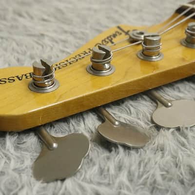 1990's made Fender Japan '70 Reissue Precision Bass PB70-US Olympic White Finish Crafted in Japan image 12