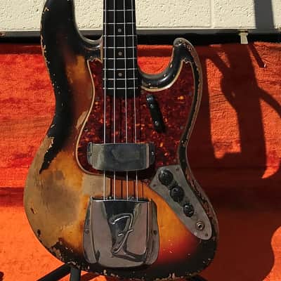 1964 Fender Jazz Bass Sunburst image 1