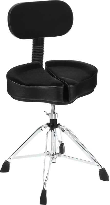 Spinal-G Saddle Top Throne with Backrest in Black image 1