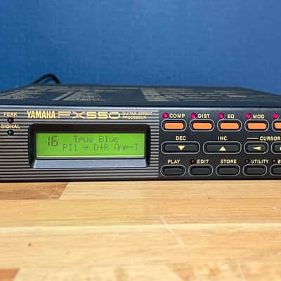 Yamaha FX550 [Shoegaze Machine!] Digital Multi Effects Processor w/ Power Supply