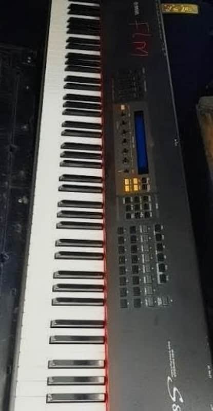 Yamaha S80 Synthesizer and Modular Plug - In System - Black image 1