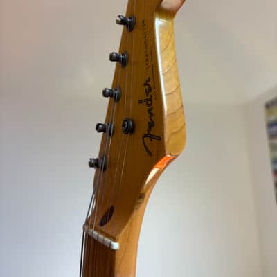 Fender Custom Shop Limited Edition NAMM '55 Stratocaster Journeyman Relic 2017 - Faded Aged Sherwood Metallic image 9