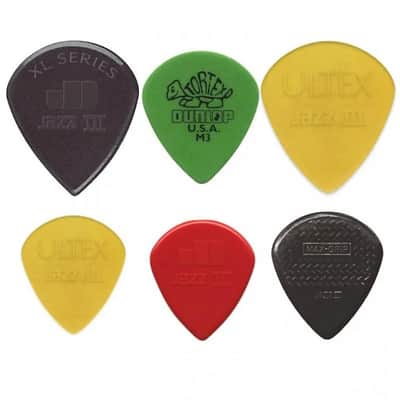 Dunlop PVP103 Jazz III Guitar Pick Variety Pack (6-Pack)