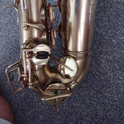 Vintage Selmer Modele 22 Alto Saxophone 1922 - Silver image 9