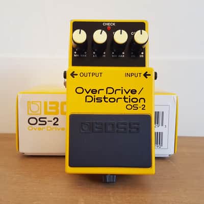 Boss OS-2 OverDrive/Distortion Silver Label 1990 - Present - Yellow