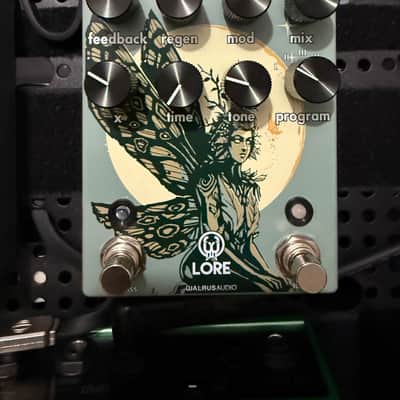 Walrus Audio Lore Reverse Soundscape Generator Limited Edition - Fall Series 2025 - Green Fall Fantasy Graphic image 2