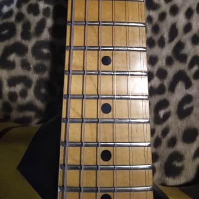 Kramer ,80,S Maple Body Yellow Bumble Bee Striped Paint Job Charvel Japan Neck image 8