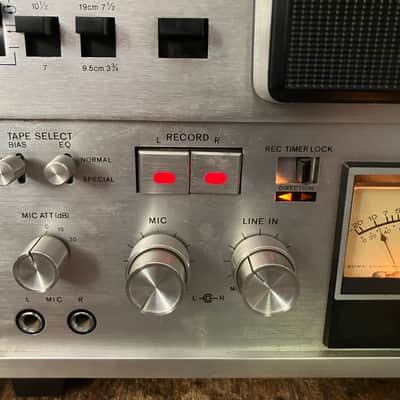 PLEASE READ AD!!! Sony TC-755 1/4” 10.5 inch Auto Reverse Reel to Reel Tape Deck Recorder image 6