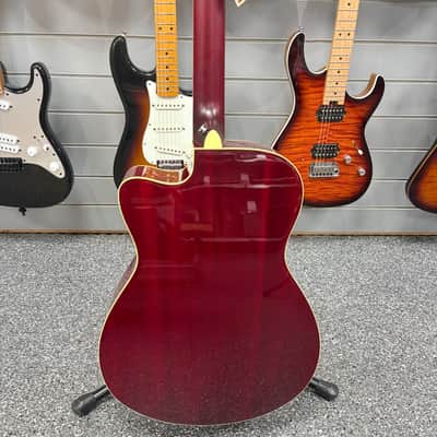 Yamaha FSC-TA TransAcoustic Concert 2020s - Ruby Red image 6