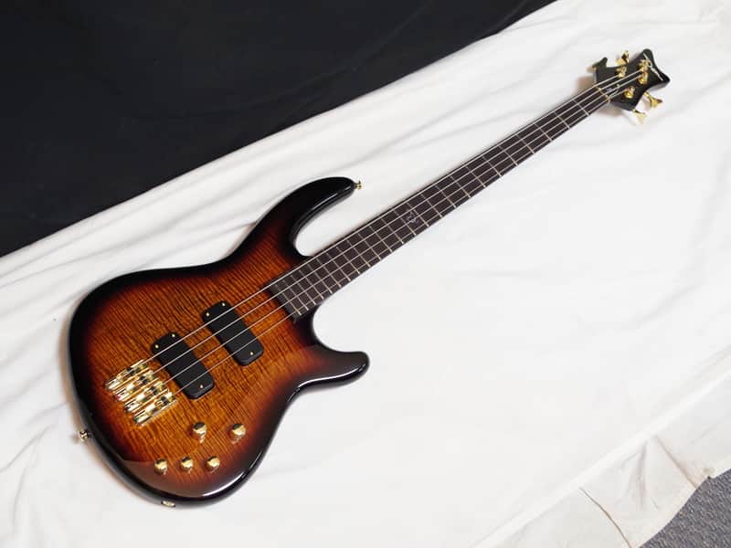 DEAN Edge PRO 4-string BASS guitar NEW Tiger Eye - Active - Neck-through - B imagen 1