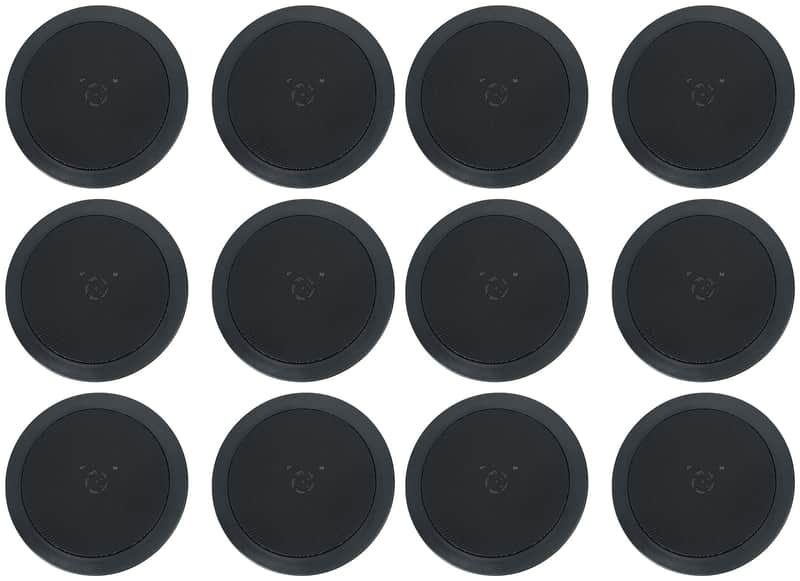 (12) Rockville HC55-16 Black 5.25" 300w In-Ceiling Home Theater Speakers 16 Ohm image 1