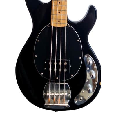 Vintage V96 Stingray Bass Guitar - Black – Bass Guitar - Very Good image 1