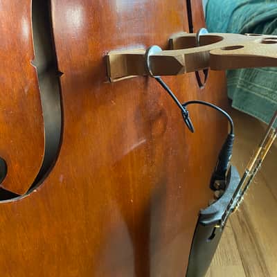 Emanuel Wilfer 3/4 Plywood Upright Bass 1950s image 3